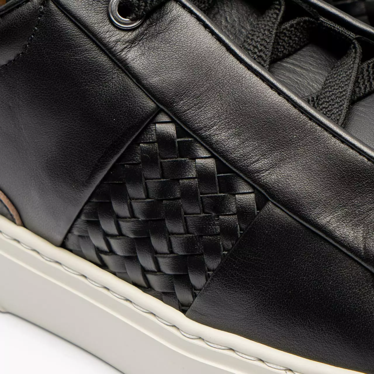Tenn Woven Detail Gary Sneakers Black