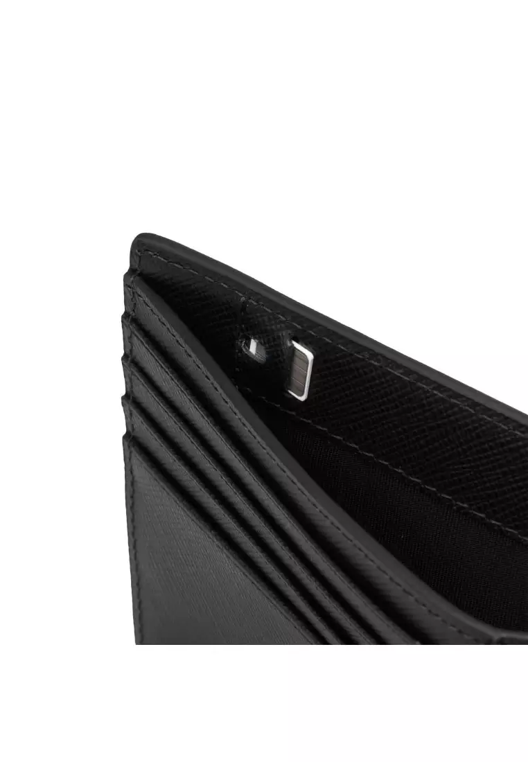 Cosmopolitan Slim Leather Wallet (Black)