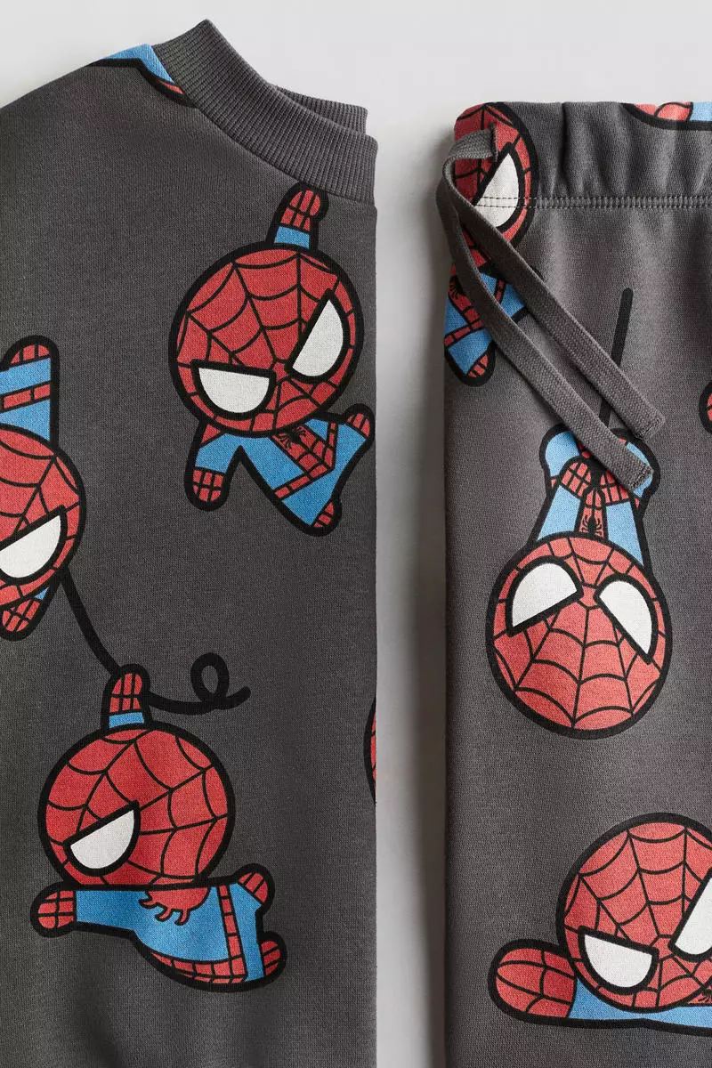 2-piece printed sweatshirt set