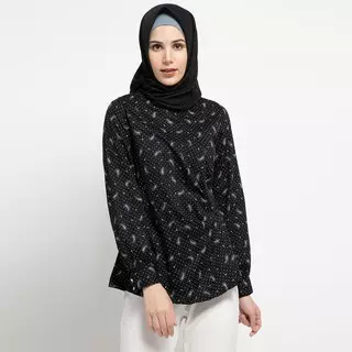 Ren Blouse In Black Print