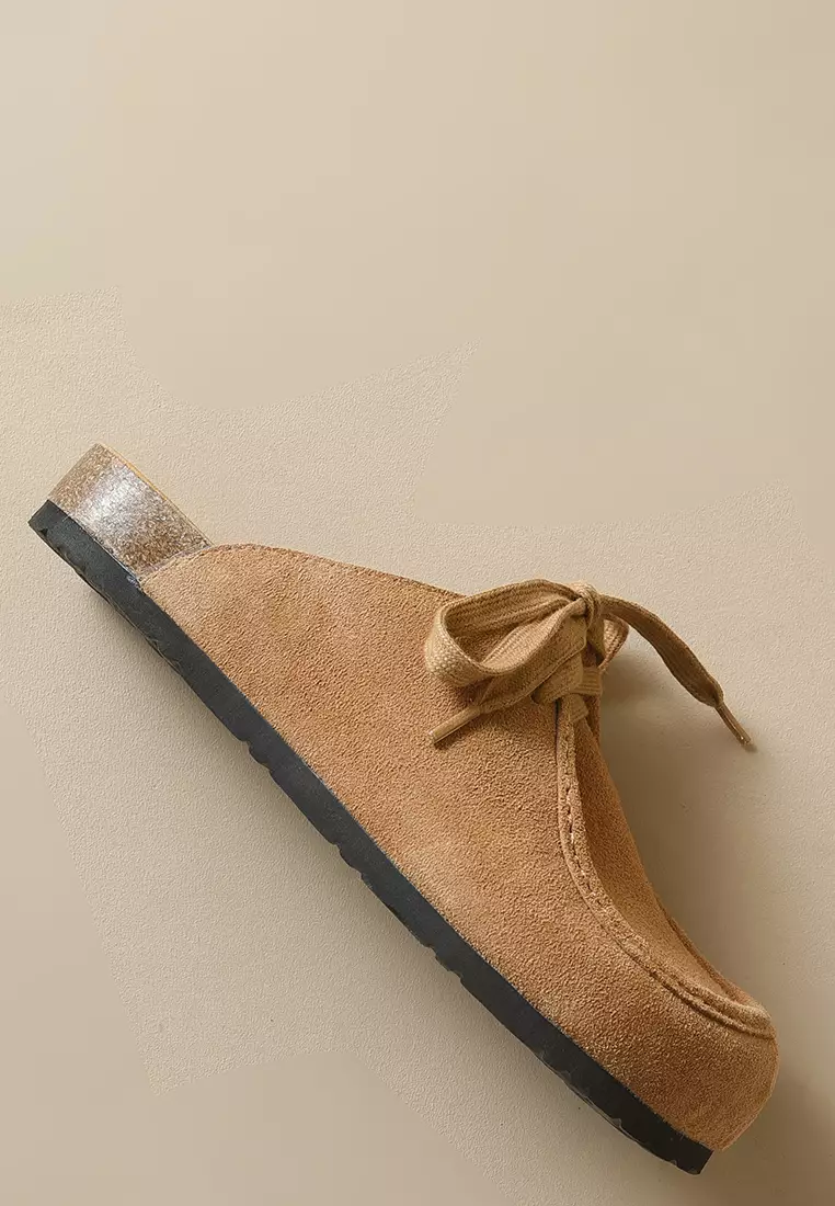 繫帶絨面勃肯鞋 WW959-23