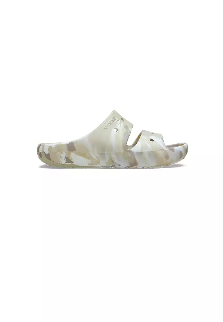 Classic Marbled Sandal V2 in Bone Multi