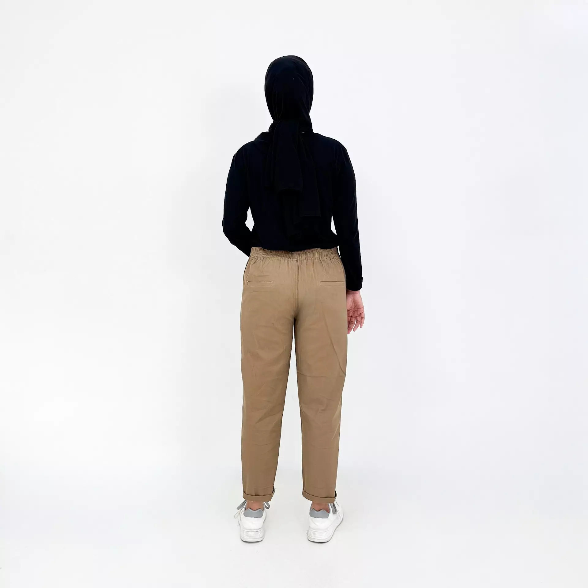 Celana Panjang Katun Basic Delli COKLAT