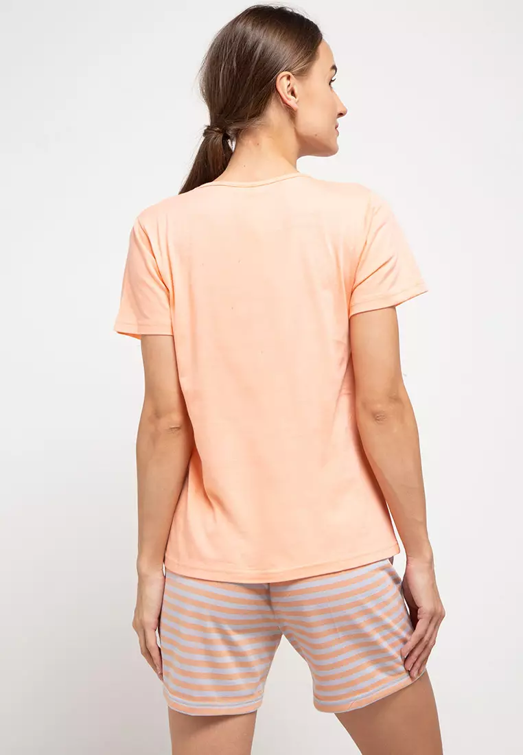 Pyjama Pijama Short Sleeve Short Pants Sleepwear