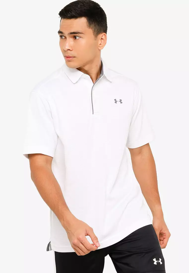 White under armour on sale polo