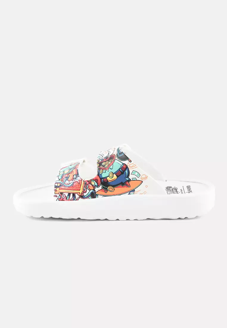 Jackson Ask SB1 Sandal SpongeBob Edition White