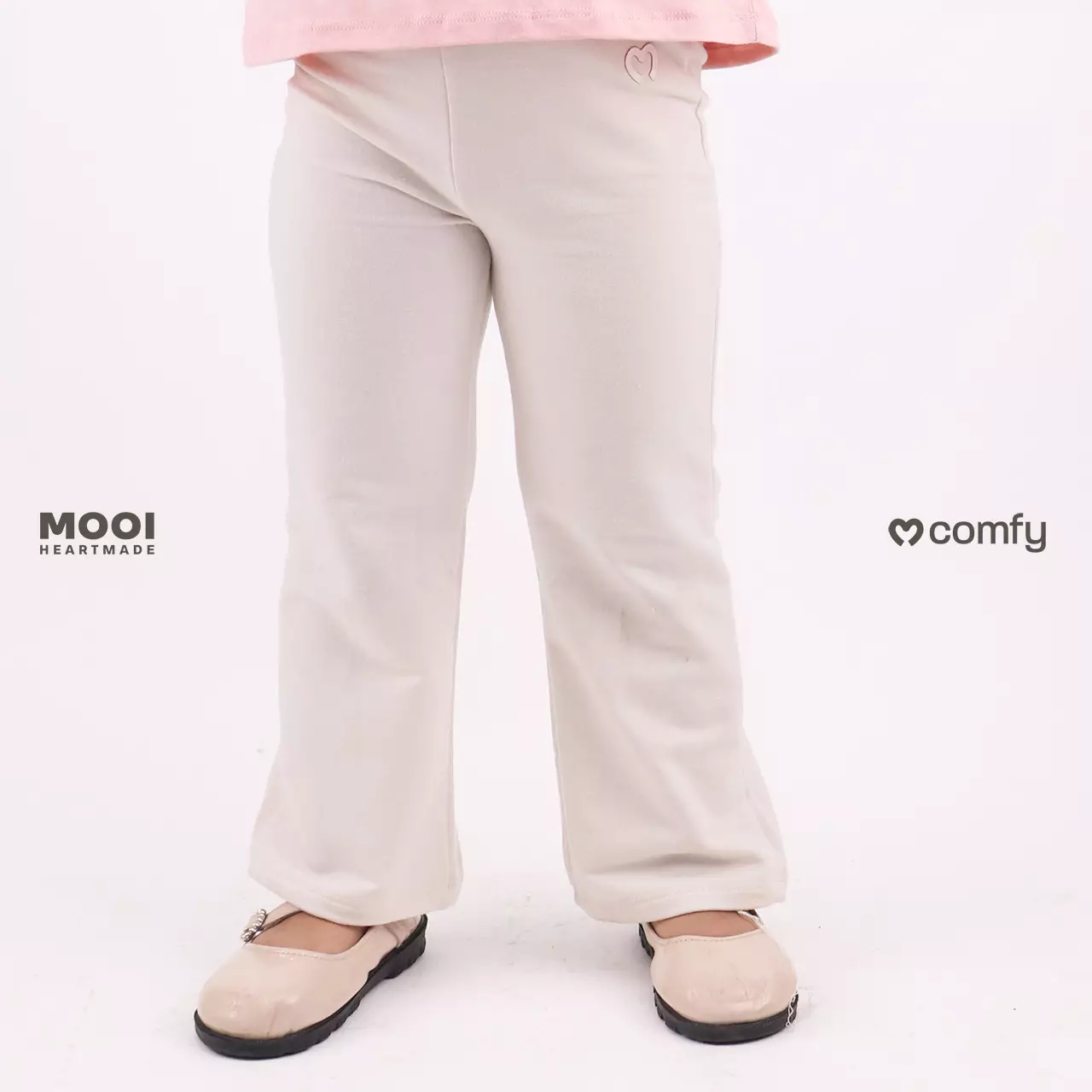 Mooi Celana Panjang Anak Perempuan Comfy Flared Pants - Sage Green
