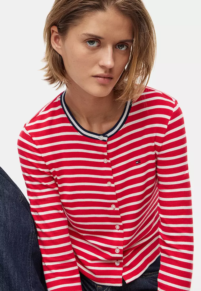 Slim Jersey Cardigan - Tommy Jeans