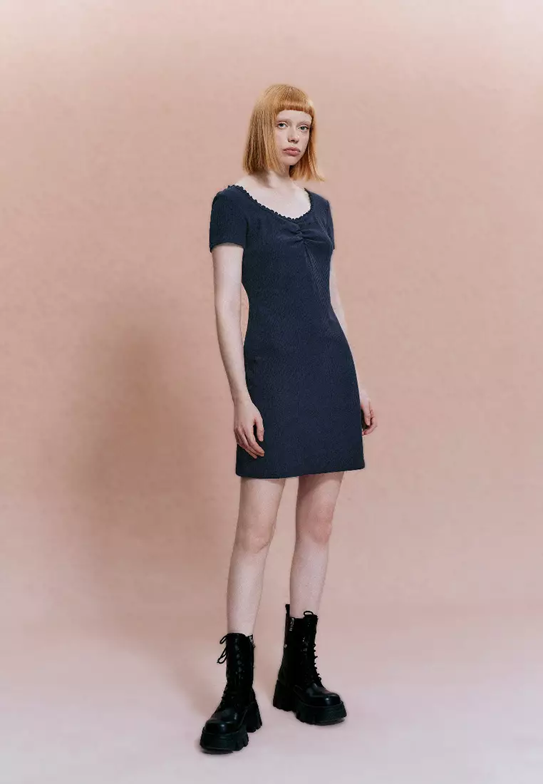 V-Neck Skater Dress