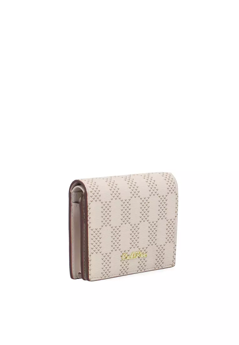 Buy Carlo Rino LoveGrid Short Wallet - Medium Beige 2026 Online | ZALORA