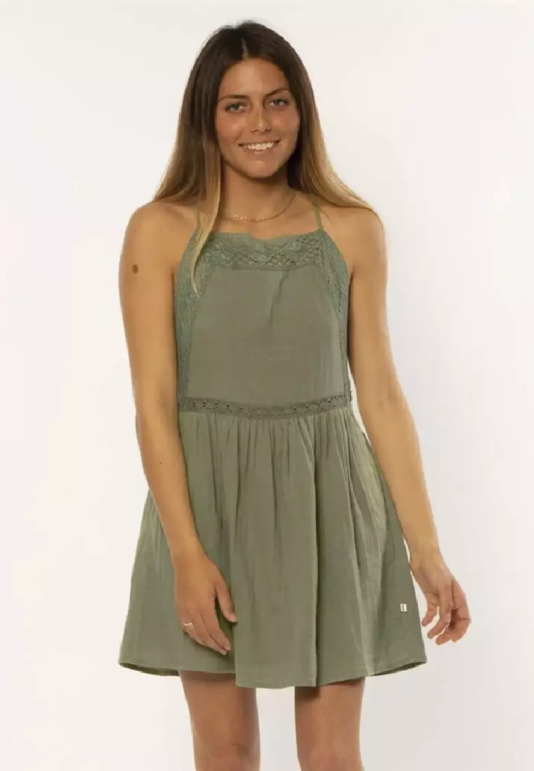 MAYA SL WVN DRESS-PMG