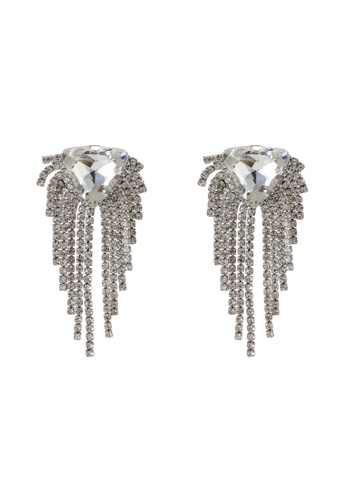 Red's Revenge silver Delightful Diamante Crystal Stud Earrings AA306AC90F68CDGS_1
