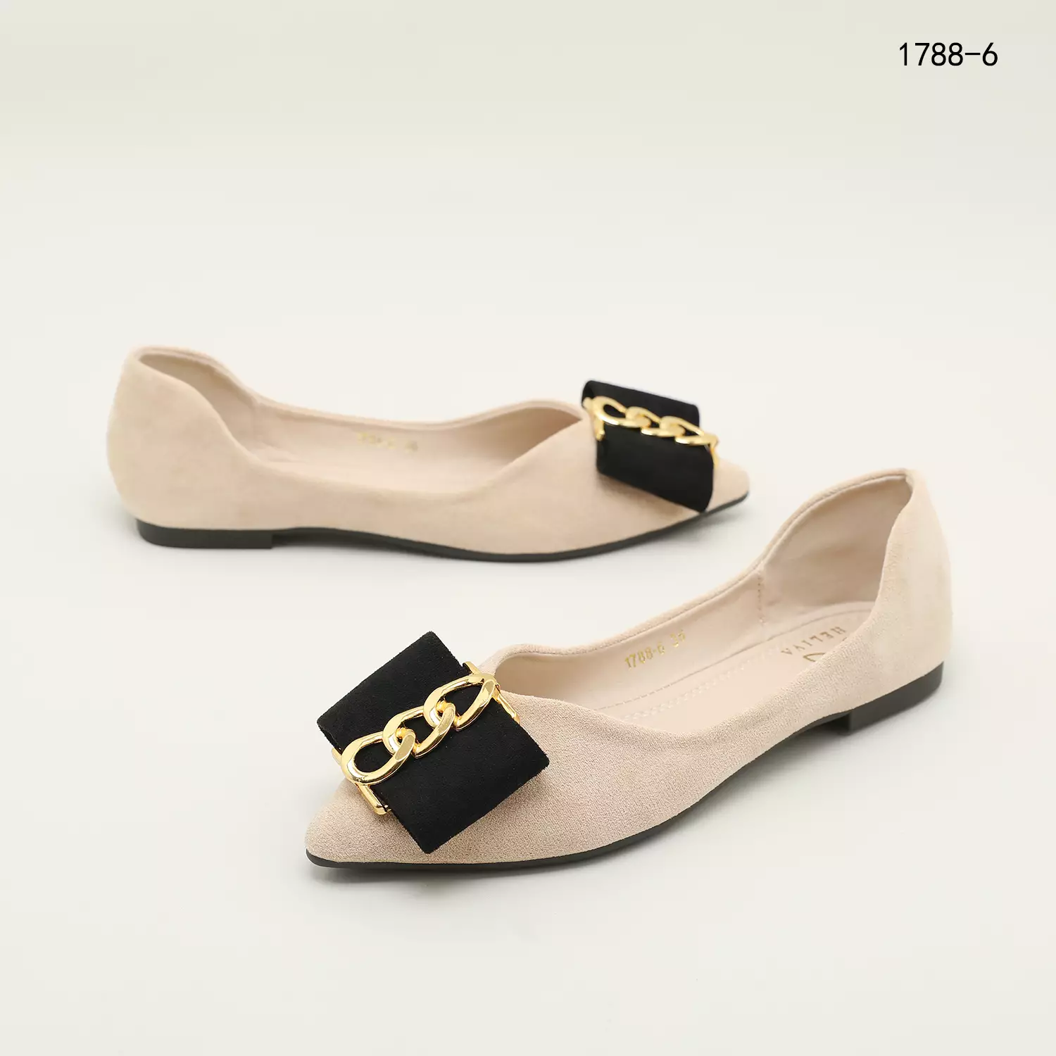 Heliva Harper Flat Shoes Ballerina Suede Women Shoes