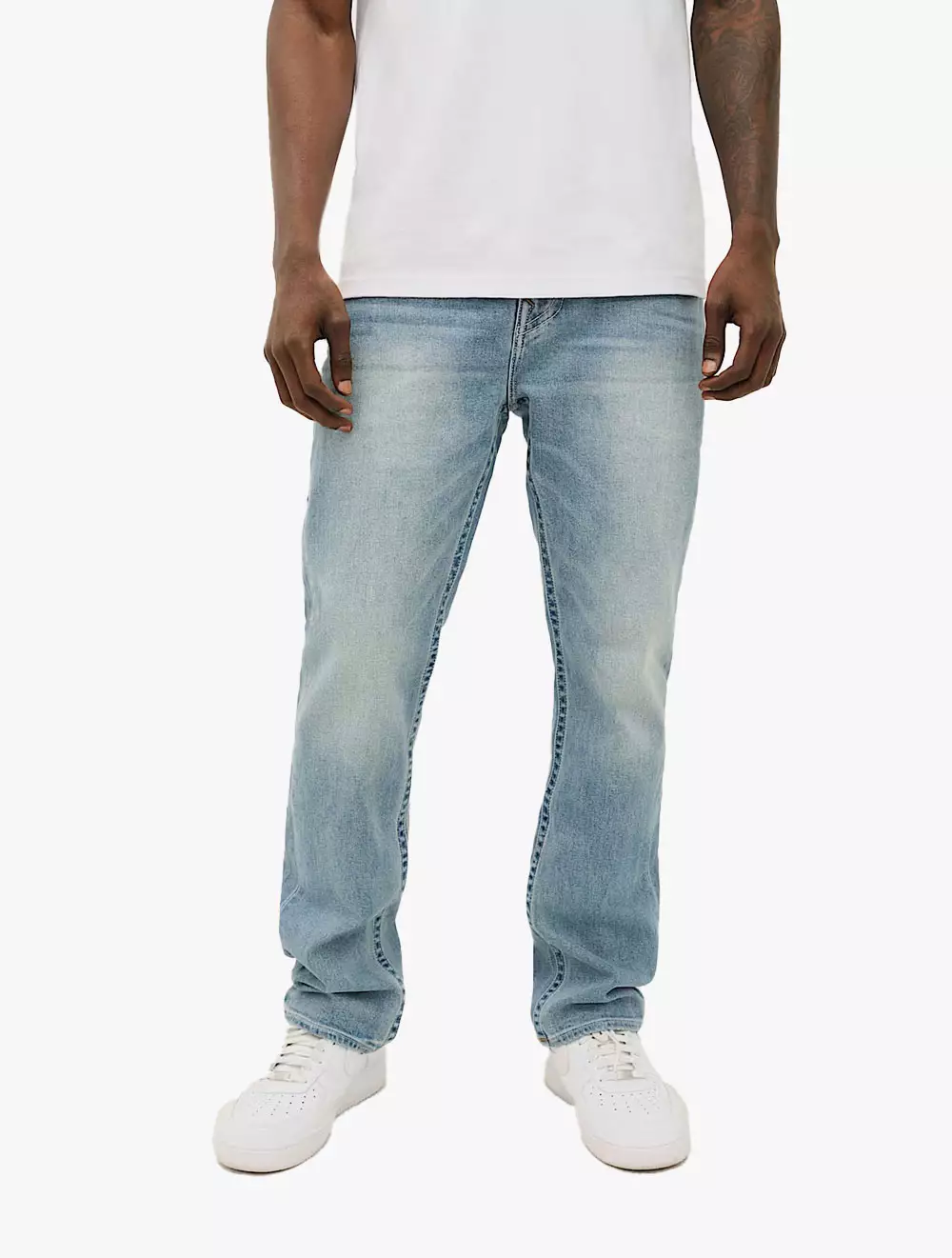 True Religion - Men Denim Pants - GENO SN NO FLAP 32IN - Medium Blue