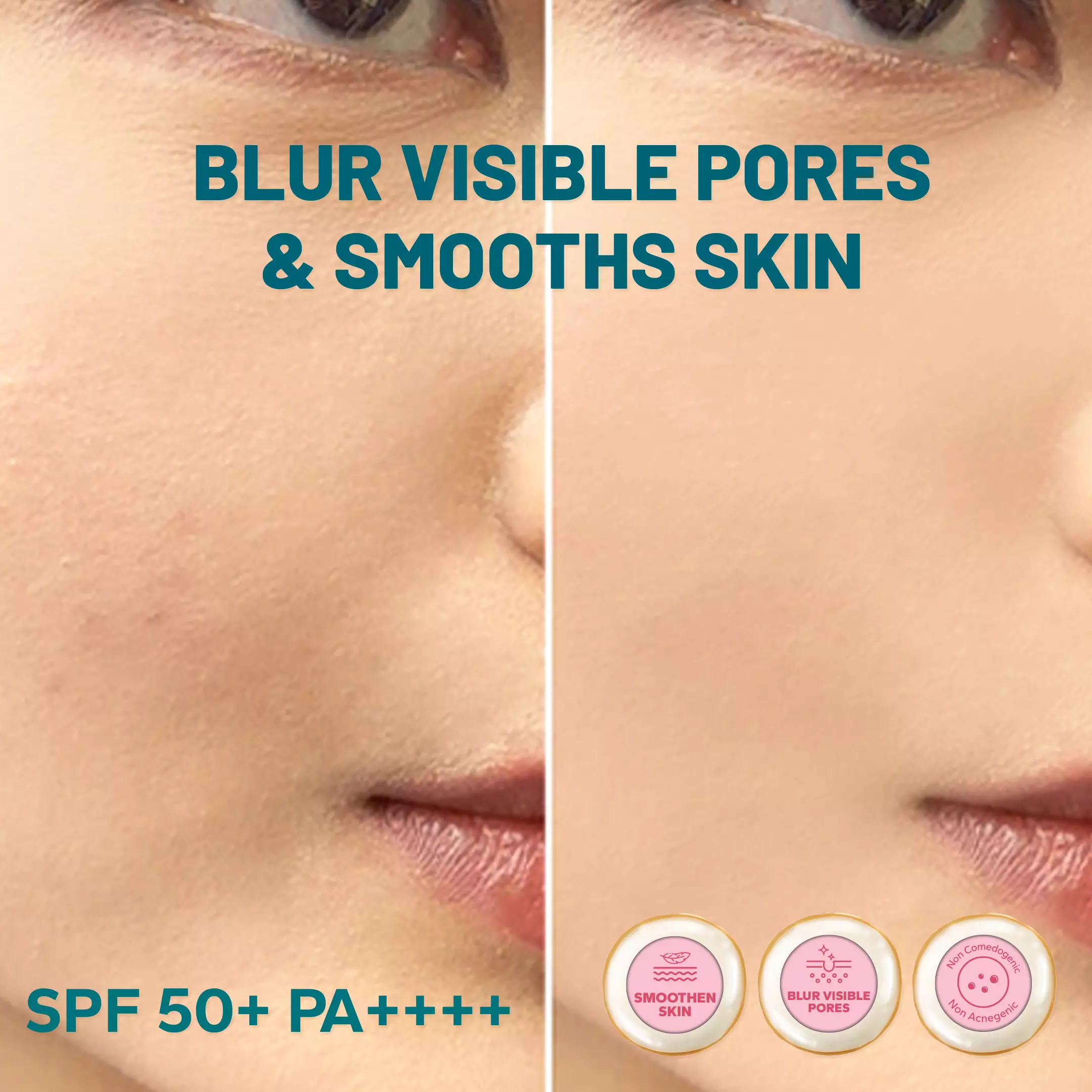 AMATERASUN [REAL SPF CERTIFIED] Physical Pore Blurring Sunscreen SPF 50+ PA++++ - 30gr