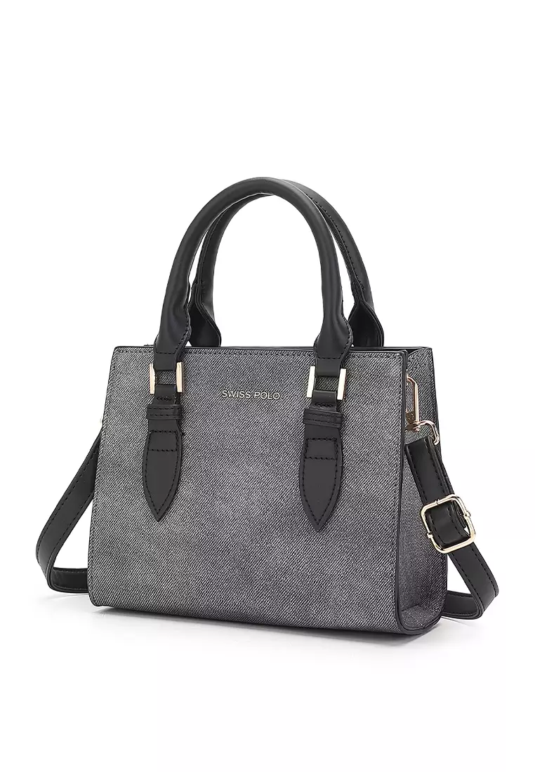 Women's Top Handle Bag / Sling Bag / Crossbody Bag (手拿袋 / 斜孭袋) - 黑色