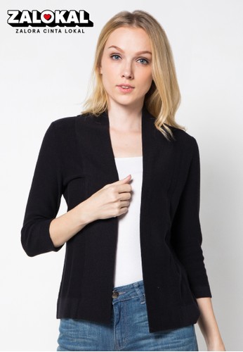 Jual Noir Sur Blanc Ladies Cardigan  3 4 Sleeve Original 