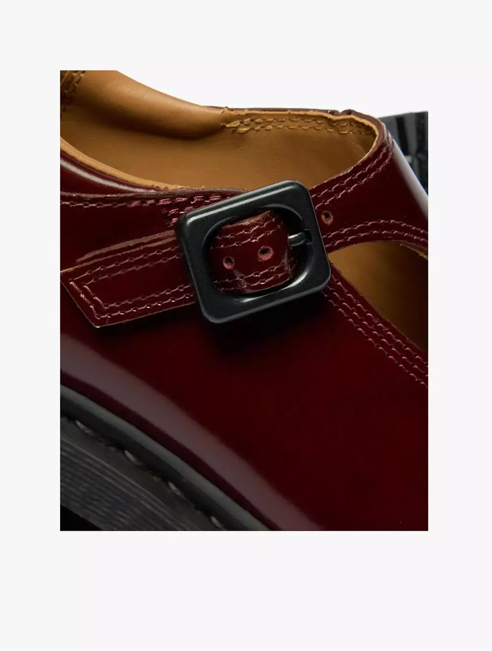 Dr. Martens Rejena MJ Cherry Red Laquered Leather