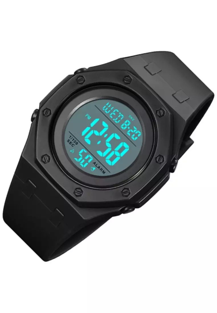 Jam Tangan Digital Pria Waterproof Many Function Strap Tali Material Silicone IR92 ORIGINAL