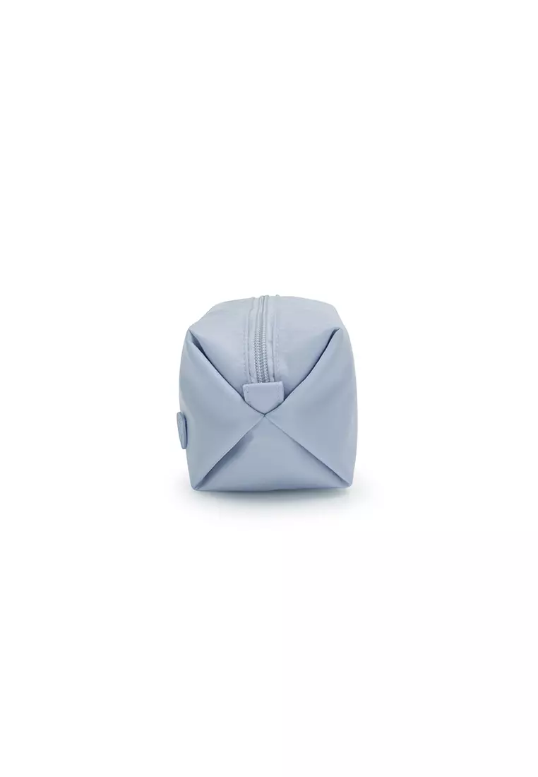 The Basic Makeup Bag Stone Blue