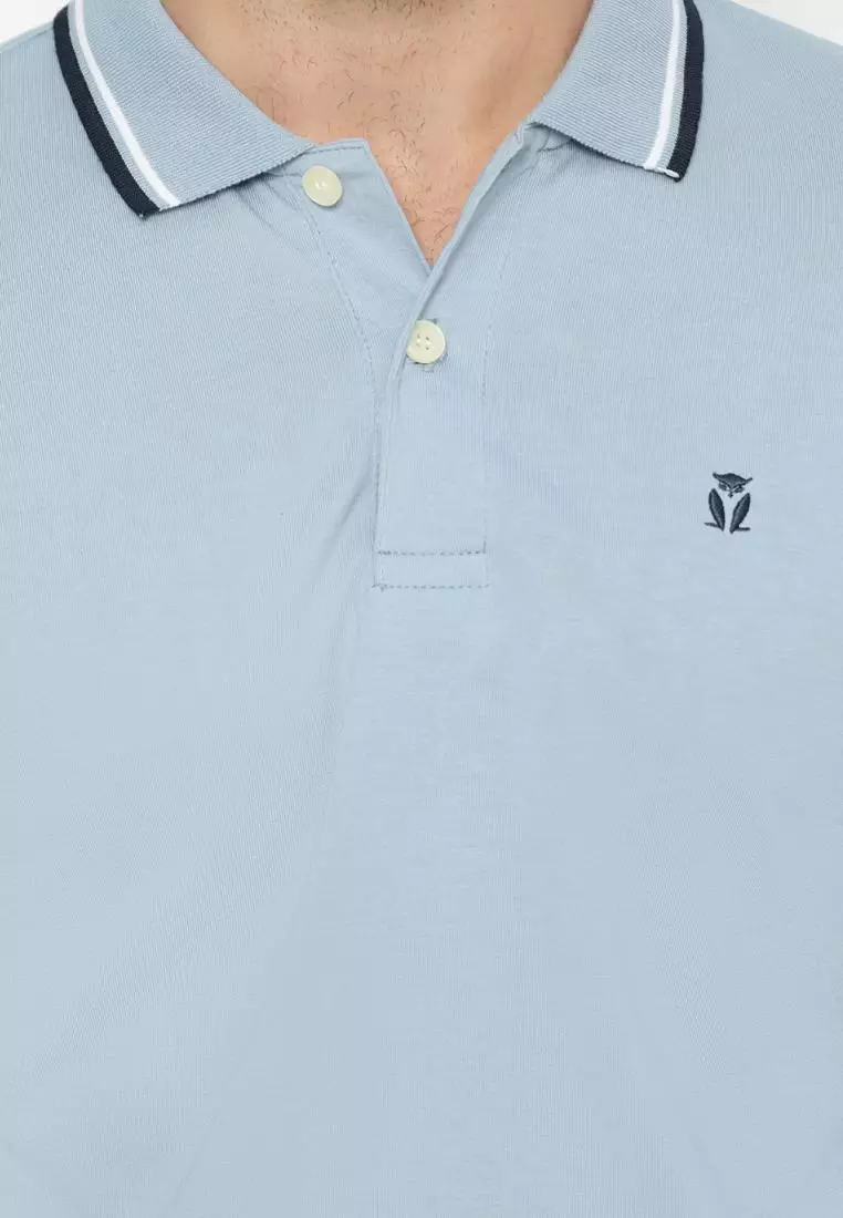 Matsuda Kaos Polo Shirt Lengan Panjang Pria Kerah Kasuga