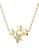 Her Jewellery gold Quad Star Pendant (Yellow Gold) - Made with premium grade crystals from Austria 6C7FFAC23E083DGS_2