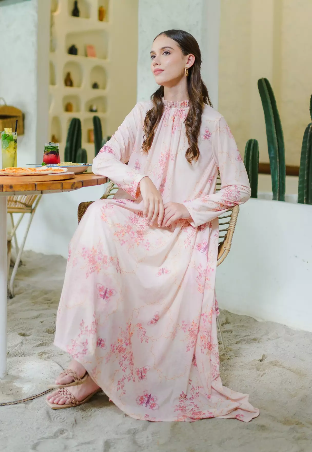 Rochelle Dress - Peach