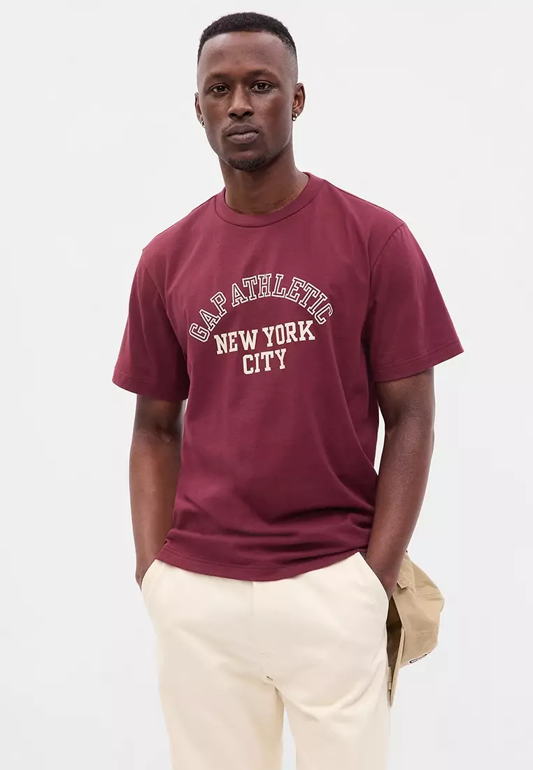Buy GAP GAP Athletic NYC Logo T Shirt 2023 Online ZALORA Singapore