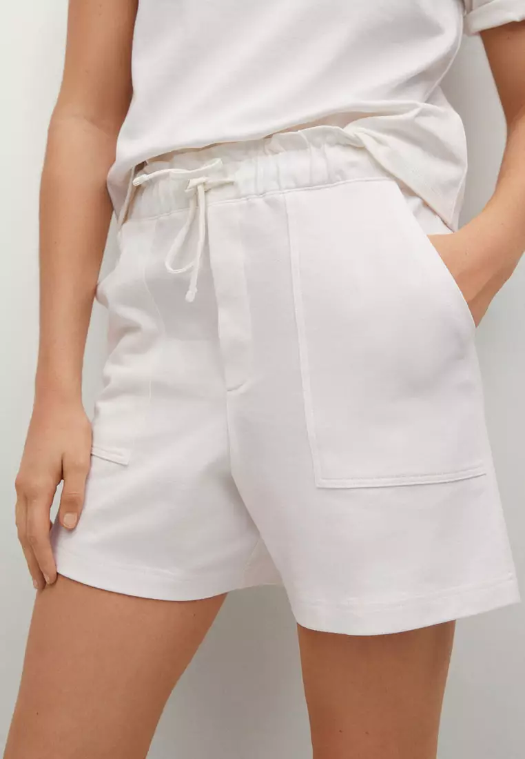 Pockets Cotton Shorts