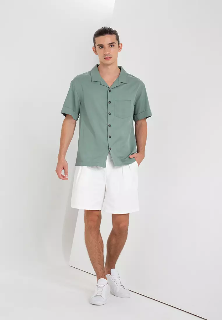 Double Pleated Shorts