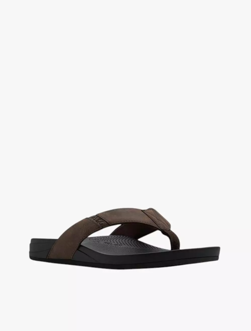 Aldo Steffen Men's Flat Sandals - Dark Brown