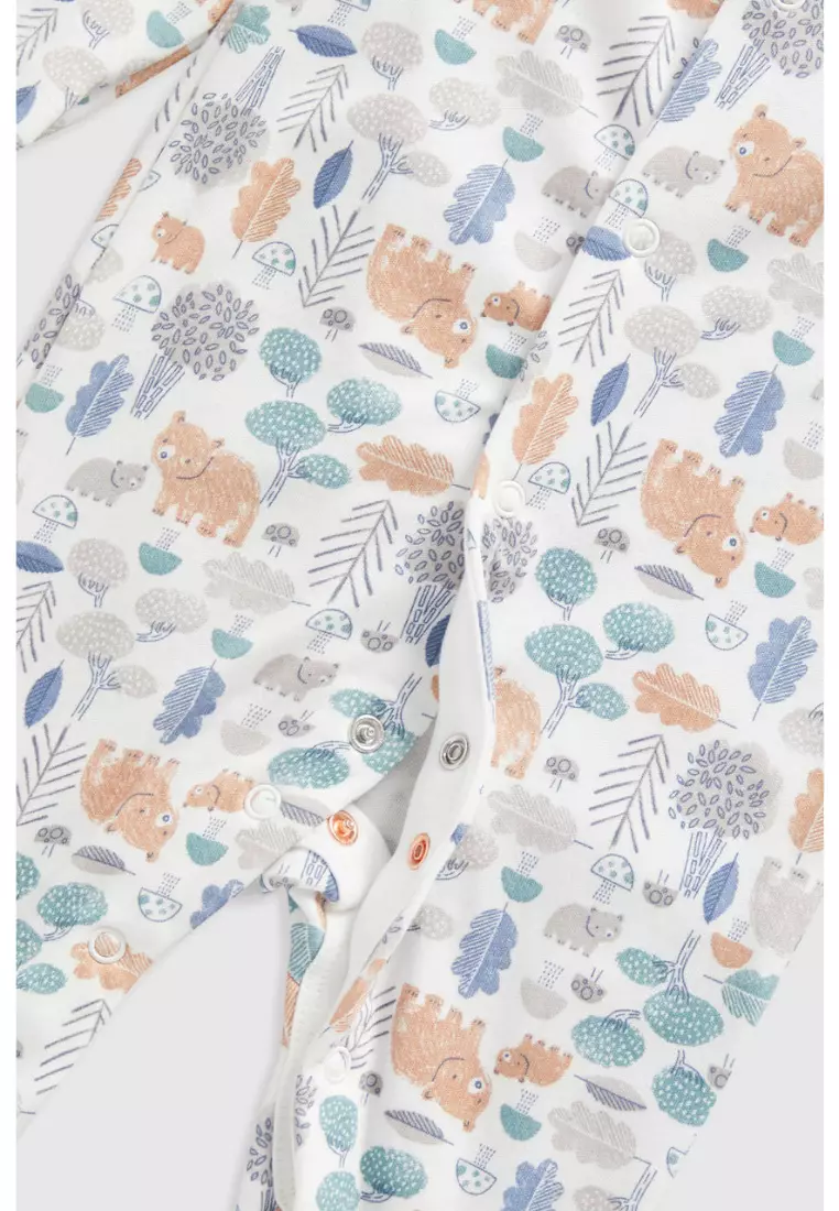 Bear Baby Sleepsuits - 3 Pack