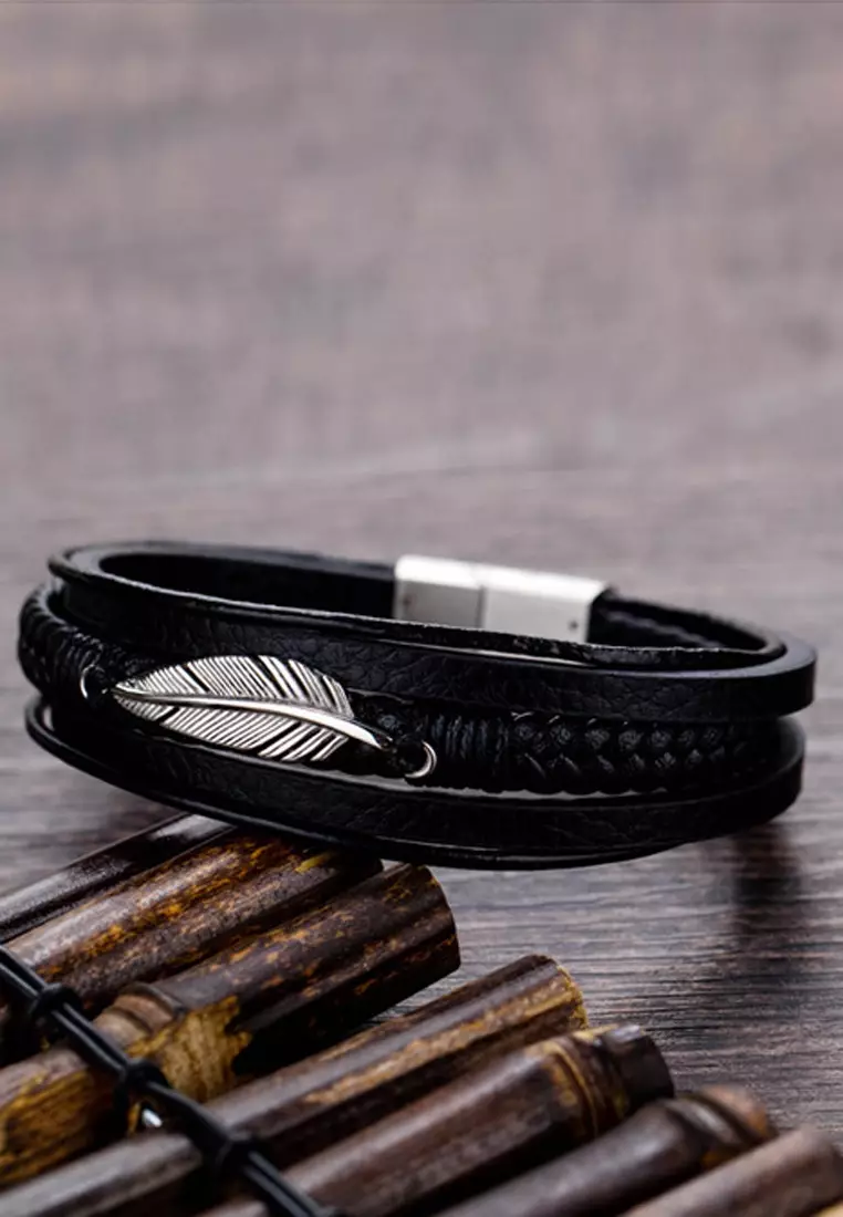 Trendyshop Men's Leather Bracelet 2025 | Buy Trendyshop