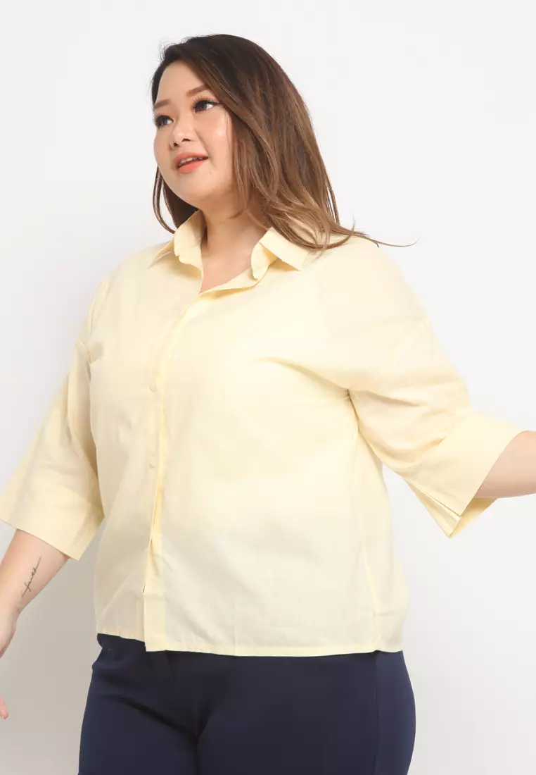 Plus Size Shirt Ye-Ri Baby Yellow