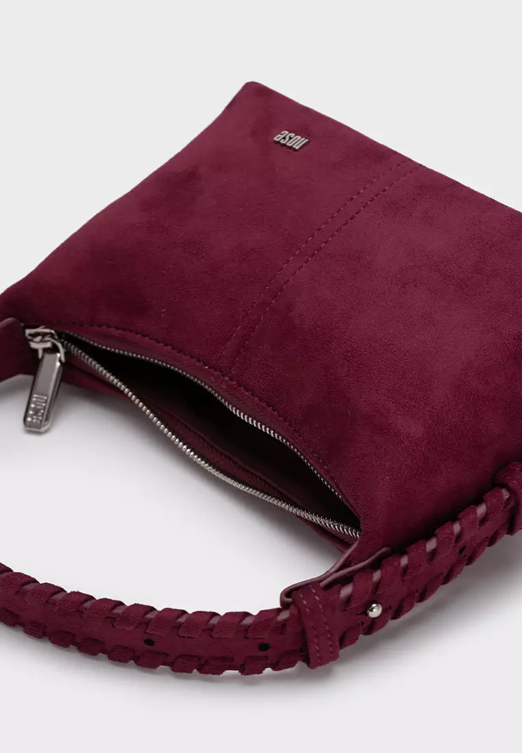 ADJUSTABLE STRAP TOTE BAG WITH WOVEN HANDLE