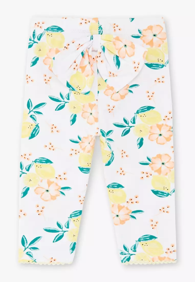 Girls lemon hotsell leggings