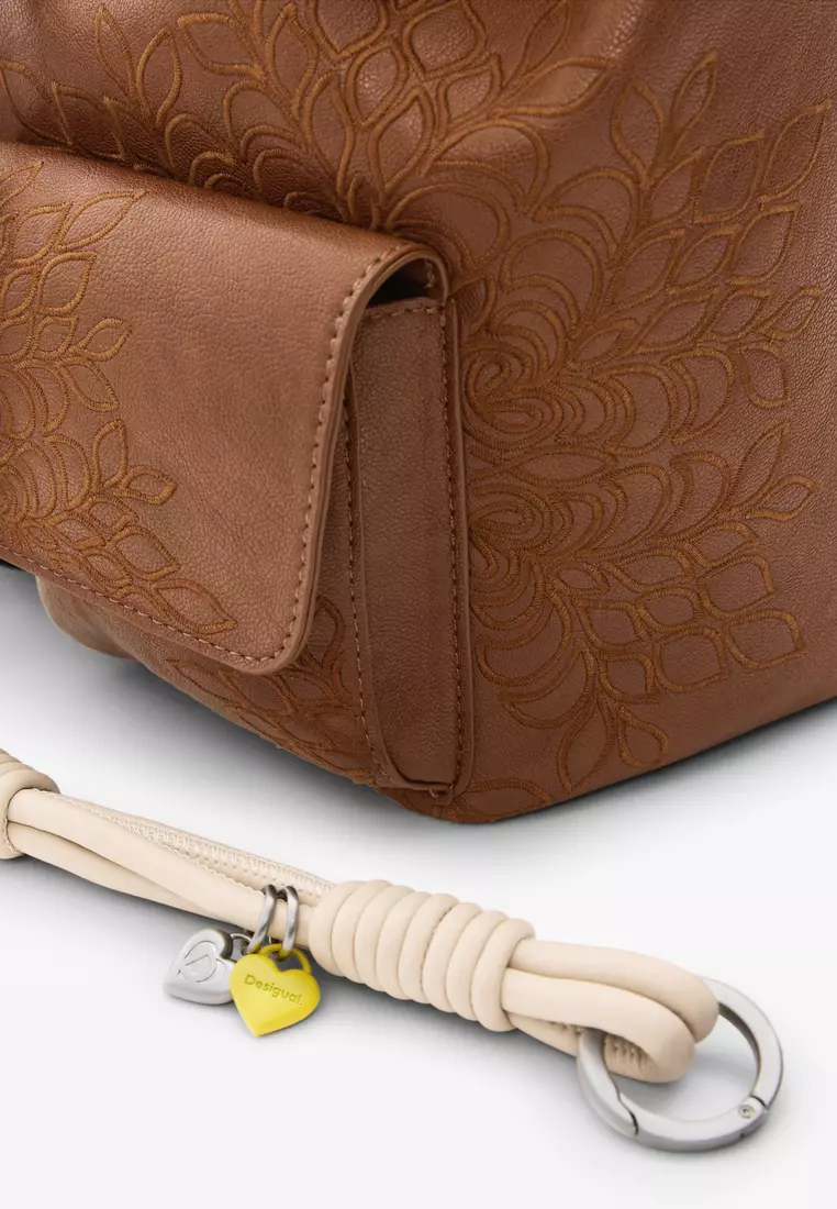 Small embroidered backpack