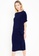 ROSARINI blue and navy Boat Neck Dress 8A5FEAAA929AB4GS_1