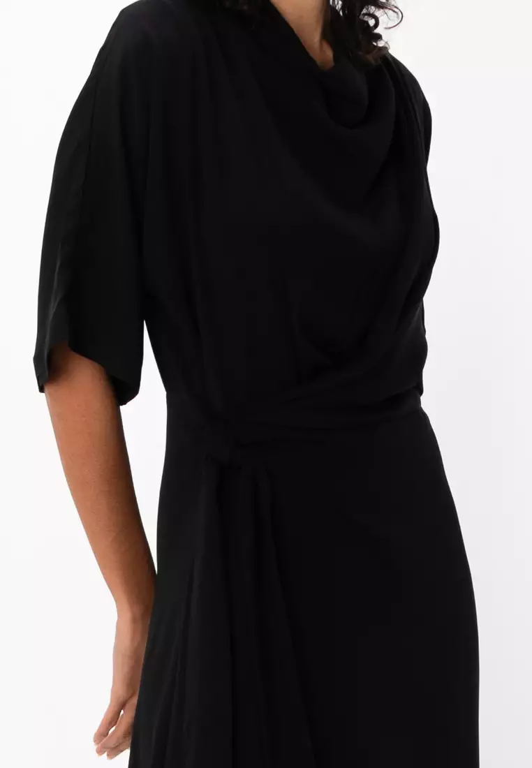 Jual ASOS Design Cowl Neck Midi Dress Original 2026 | ZALORA Indonesia
