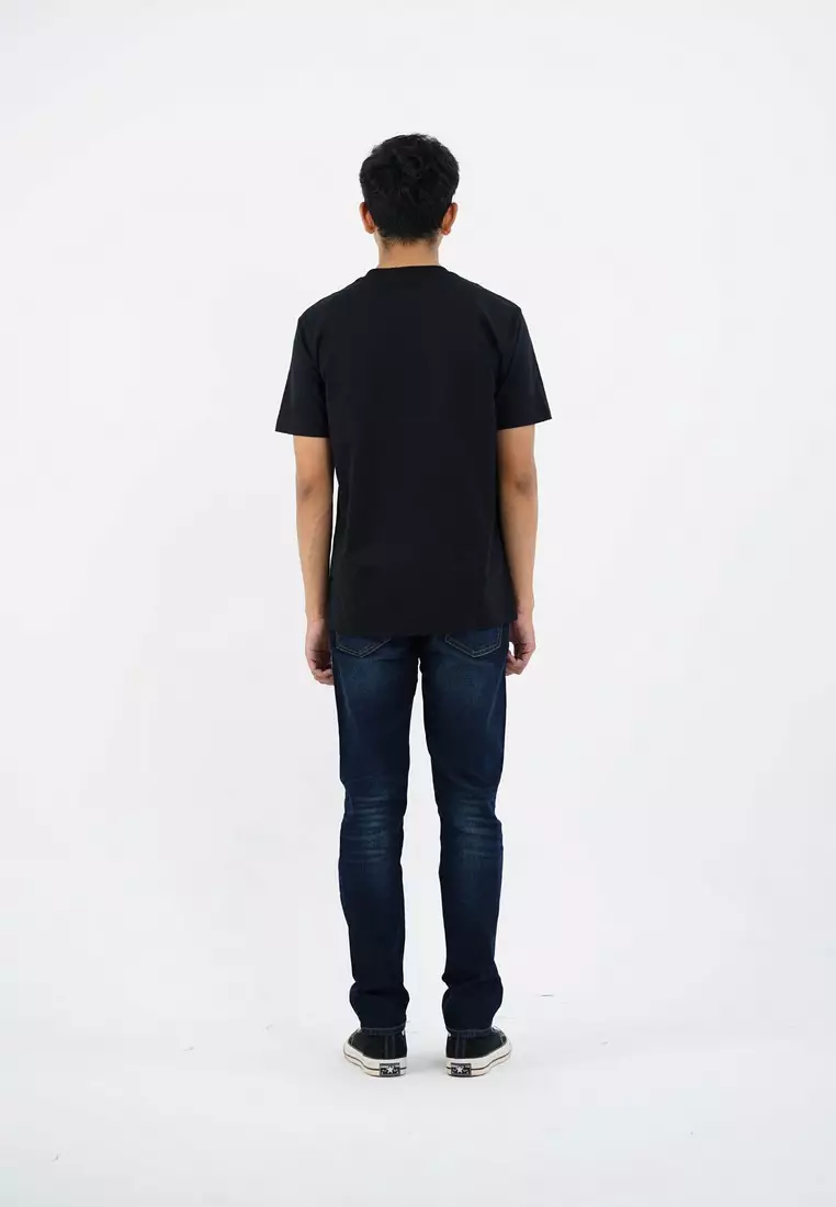 Greenlight Men's T-Shirt Short Sleeve Regular Fit Cotton Logo Script Lyron OL-C201224