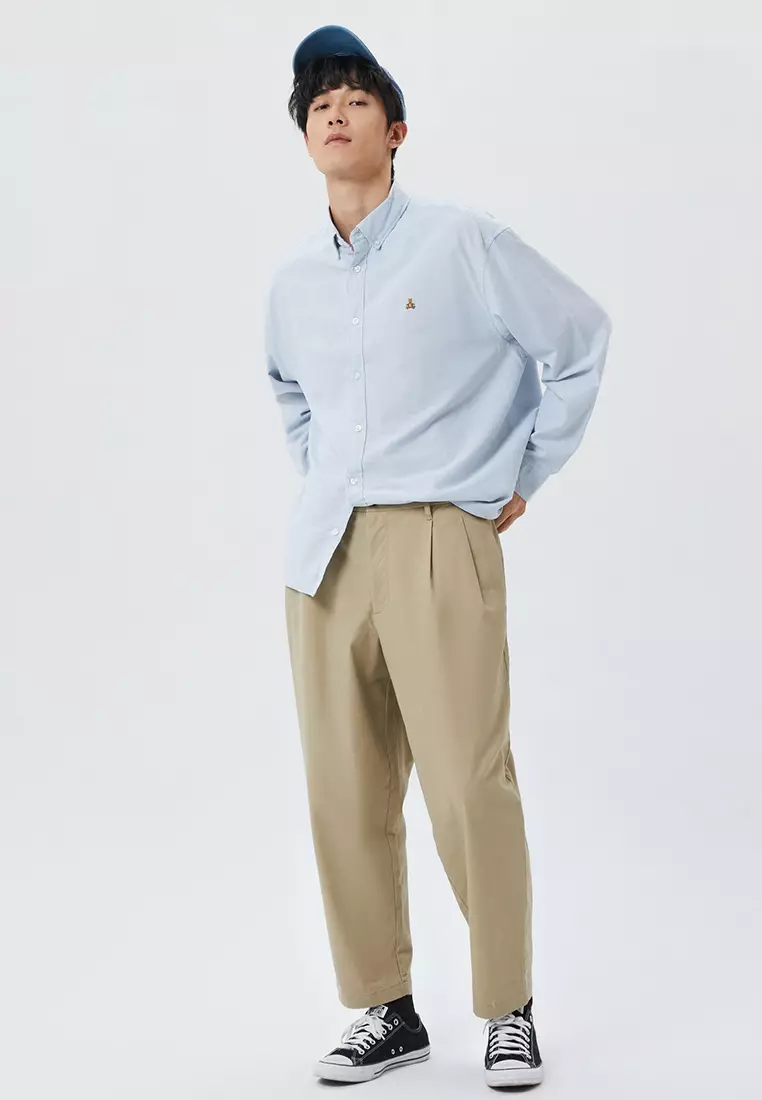 Brannan Bear Oxford Big Shirt With In-Conversion Cotton