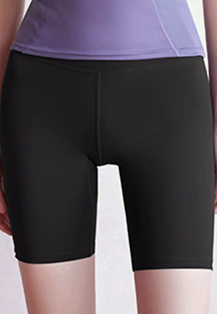 Skinny Top with Bike Shorts Set A081020BK