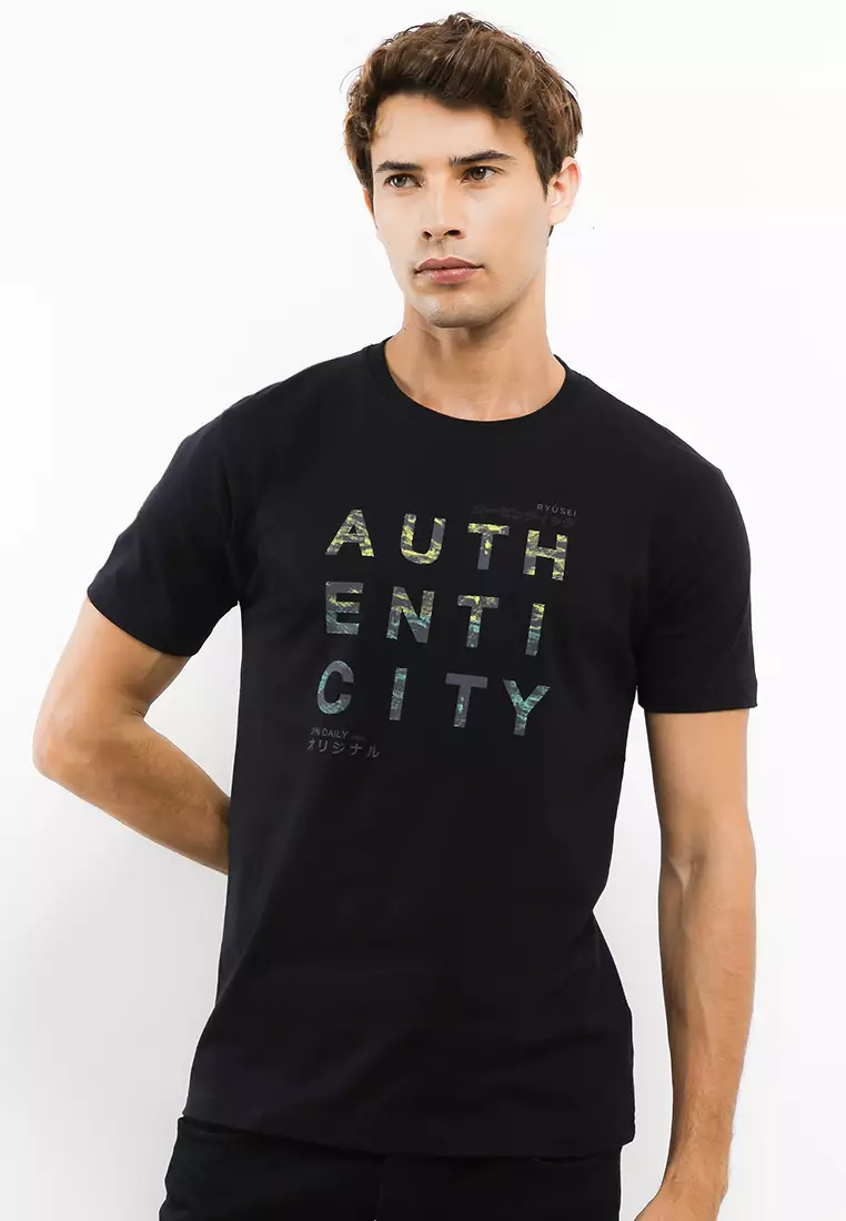 Ryusei Tshirt Authenticity Black