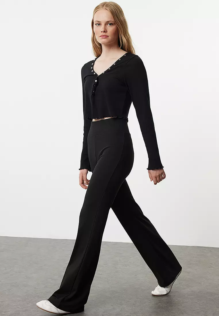 High Waist Flare Pants