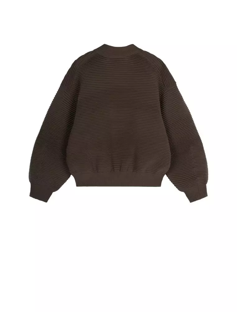 Mid-Length Cardigan Sweater