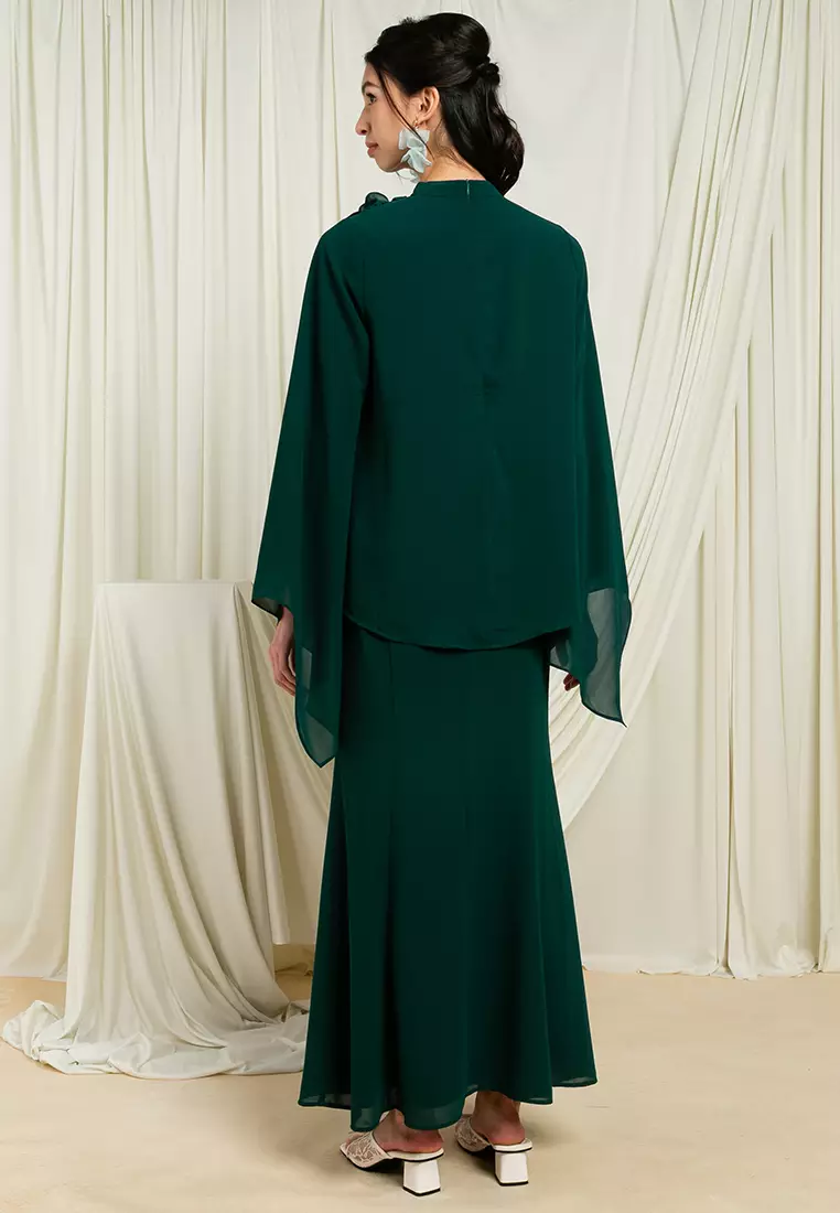 Adra Ruffles Kurung Set