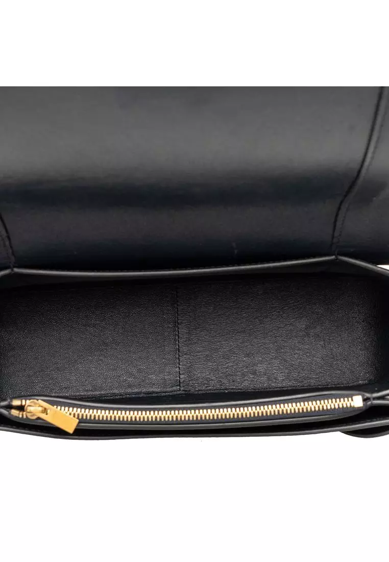 Pre-Loved Celine Medium Shiny Smooth Calfskin Frame Shoulder Bag