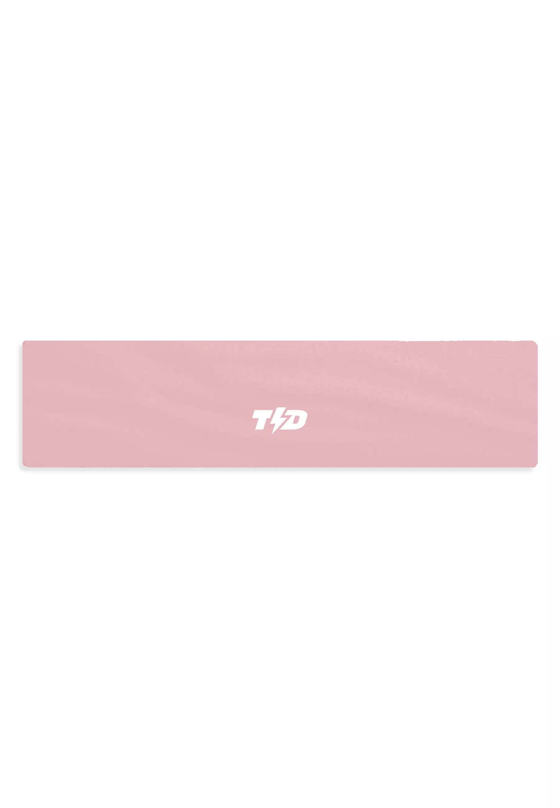 ABA18 Sweatband Headband Padel Tennis Lari Anti Bau drifit super stretch baby pink Tdbolt
