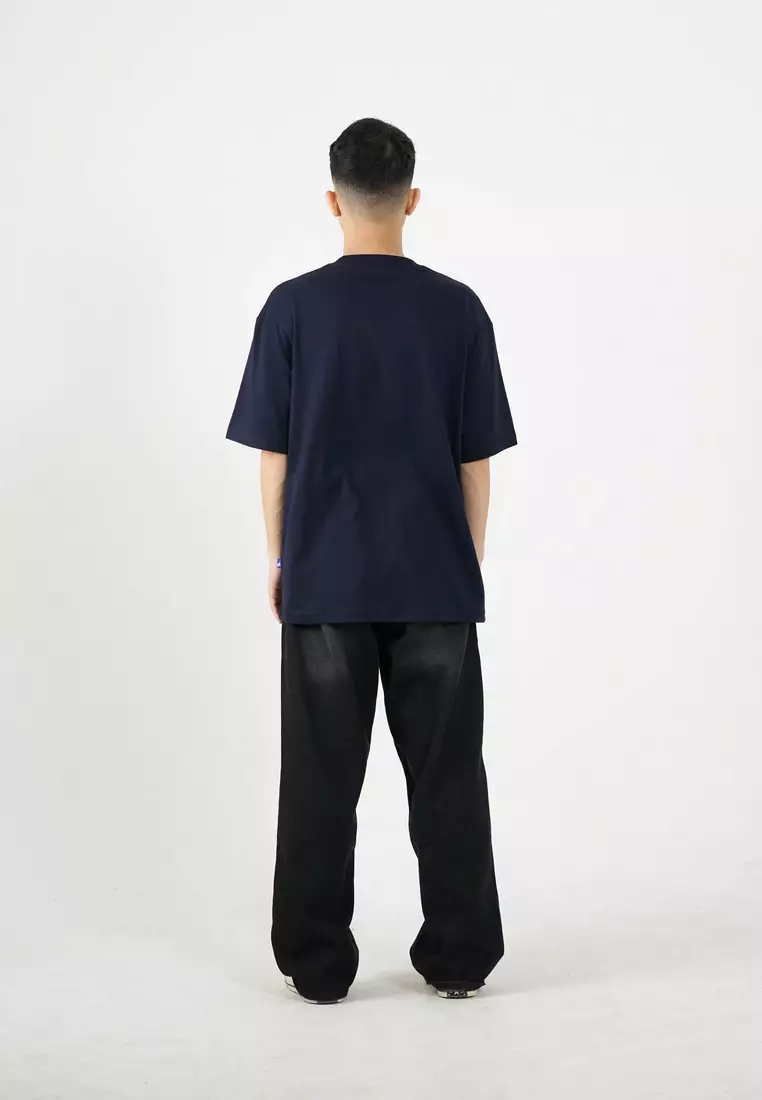 Moutley Men's T-Shirt Short Sleeve Oversized Fit Cotton 20s Cruve OL-C210325