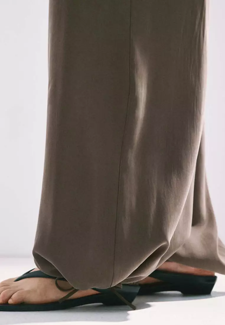 Elastic Waist Harem Pants